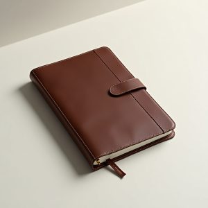 Executive Timeline Leather Log
